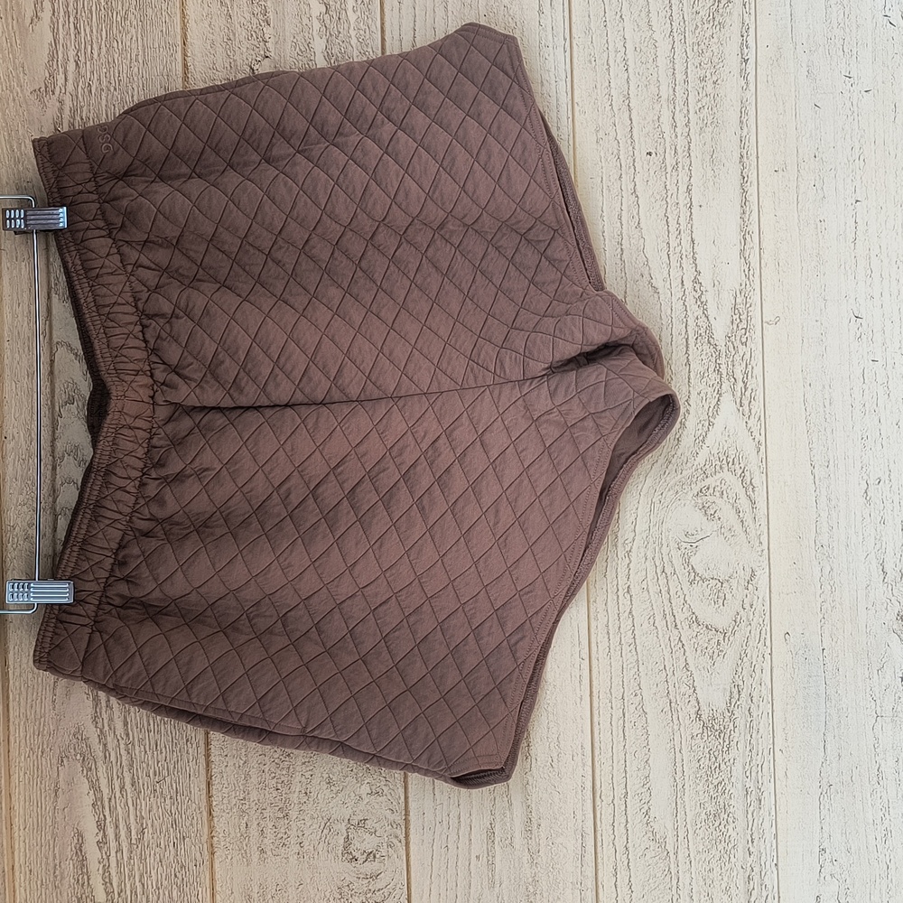 DSG Quilted Boyfriend Shorts Cadet Brown